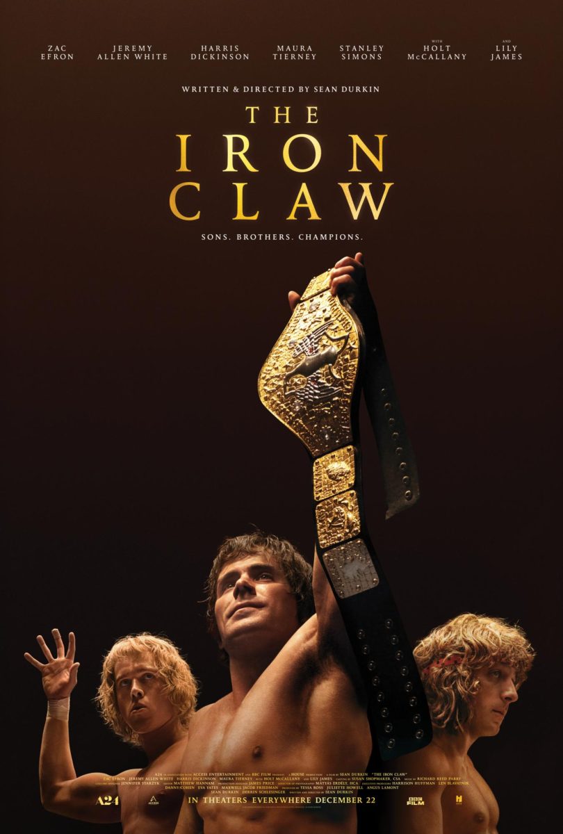 The Iron Claw is now streaming on Apple TV and Amazon Prime. The movie is rated R and was produced by A24. Movie poster is from A24