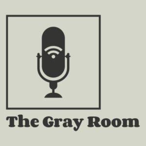Award-winning podcasters, The Gray Room, review theme songs to some of your favorite shows! Can you say nostalgia? Design by Charlie Christensen using Vista Print