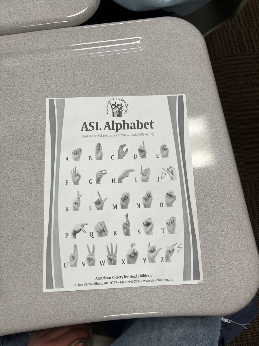 ASL (American Sign Language) club provides students with the basics to learn sign language outside of school, while also allowing them to learn more as a group during Hawk Time. ASL club will be holding its second meeting Thursday, Sept. 26 in the AHS library.