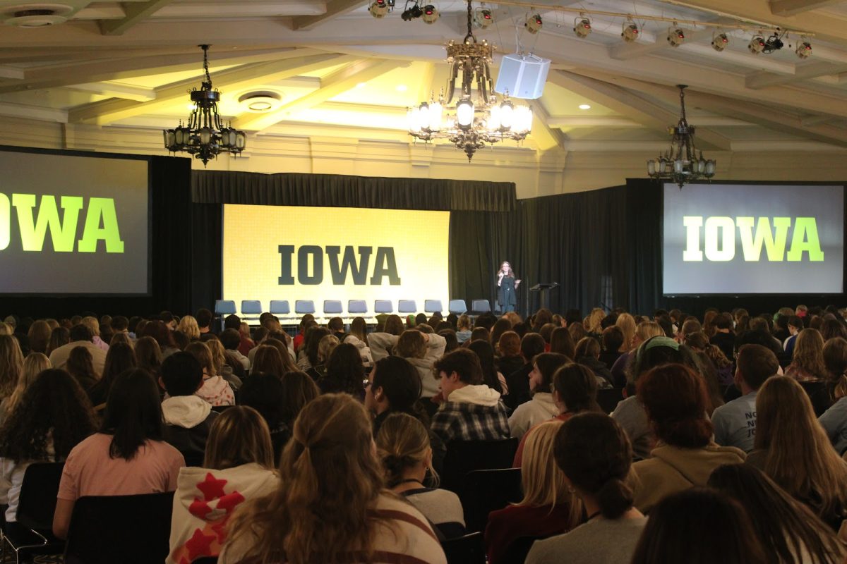 The Iowa High School Press Association (IHSPA) held its annual fall conference for journalism students across Iowa on Oct. 24 at the Iowa Memorial Union on the University of Iowa Campus in Iowa City. Students from both Ankeny High School (AHS) and Ankeny Centennial currently in Advanced Journalism or Yearbook were in attendance.