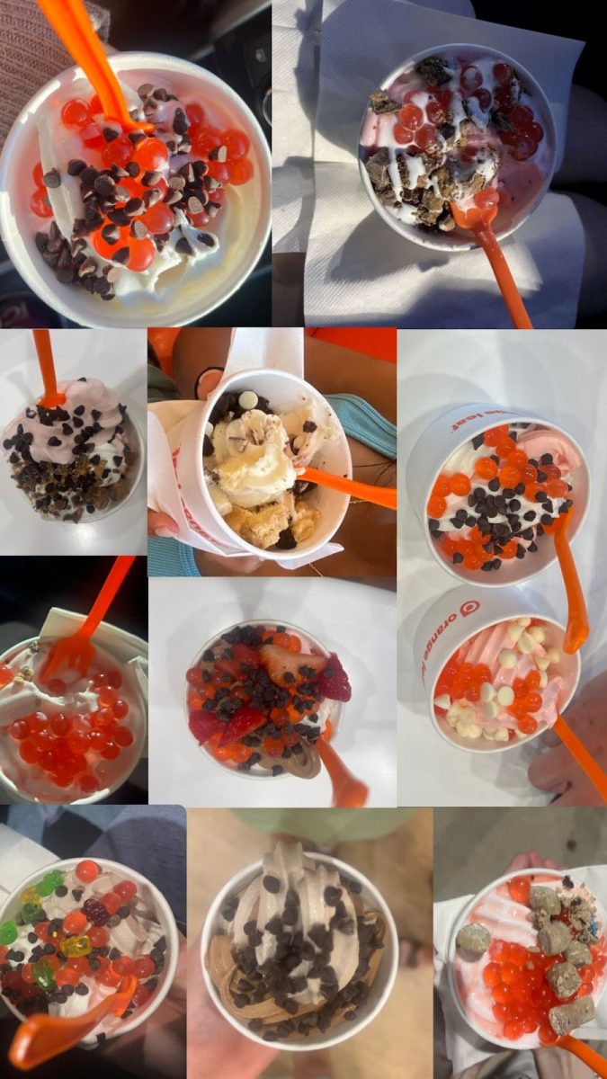 Ice cream photo collage