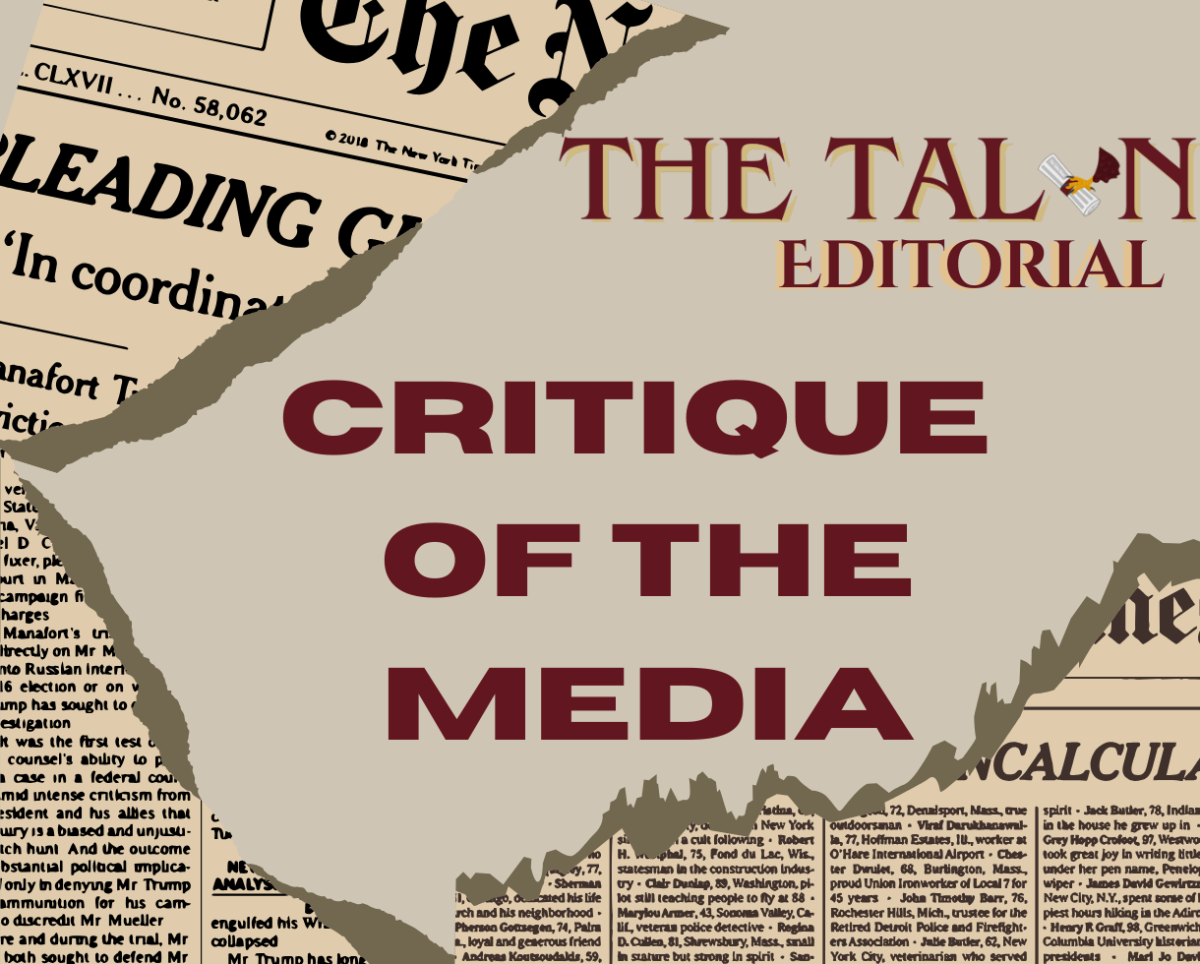 Second edition of The Talon editorial, design made using Canva by River Phillips.
