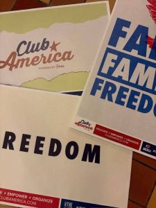 Feb. 11 marked the first official meeting of Club America at Ankeny High School (AHS), where student leaders were joined by representatives from Turning Point USA to bring their values and community to the school. Photo used with permission from Brynna Vandewater. 