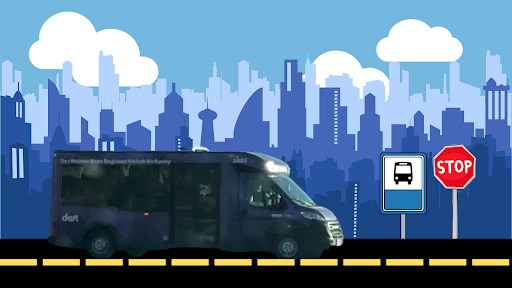 Public transportation is a necessity for many in order to stay up-to-date on tasks and activities. Though, when it is unavailable, individuals can face accessibility restrictions with education, employment, healthcare, and childcare. Graphic made on Canva by Marley Frizzell and Lydia Gerety. 