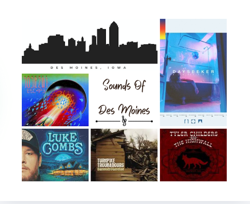 Many big name artists and bands are set to come to the Des Moines Metro in the coming months. Graphic by Cael Austin using Canva